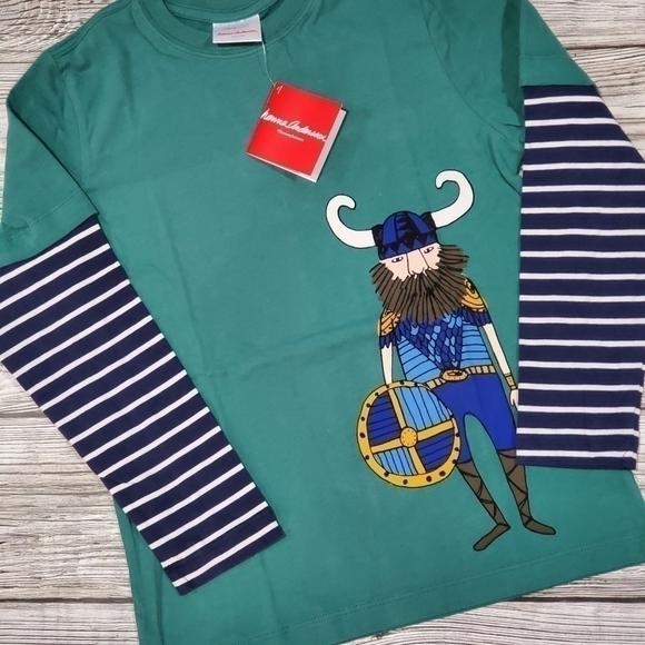 Hanna Andersson Viking Top Organic Cotton Long-Sleeve Top Size 8 (130 cm) - Picture 12 of 12